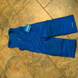 New Columbia Outgrown Blue Snow pants 4T
